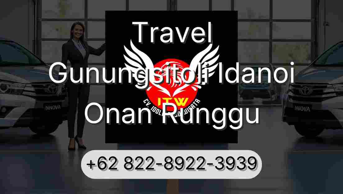 Travel Gunungsitoli Idanoi Onan Runggu