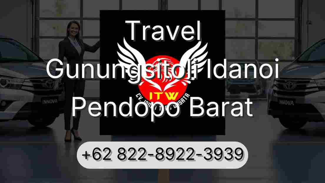 Travel Gunungsitoli Idanoi Pendopo Barat