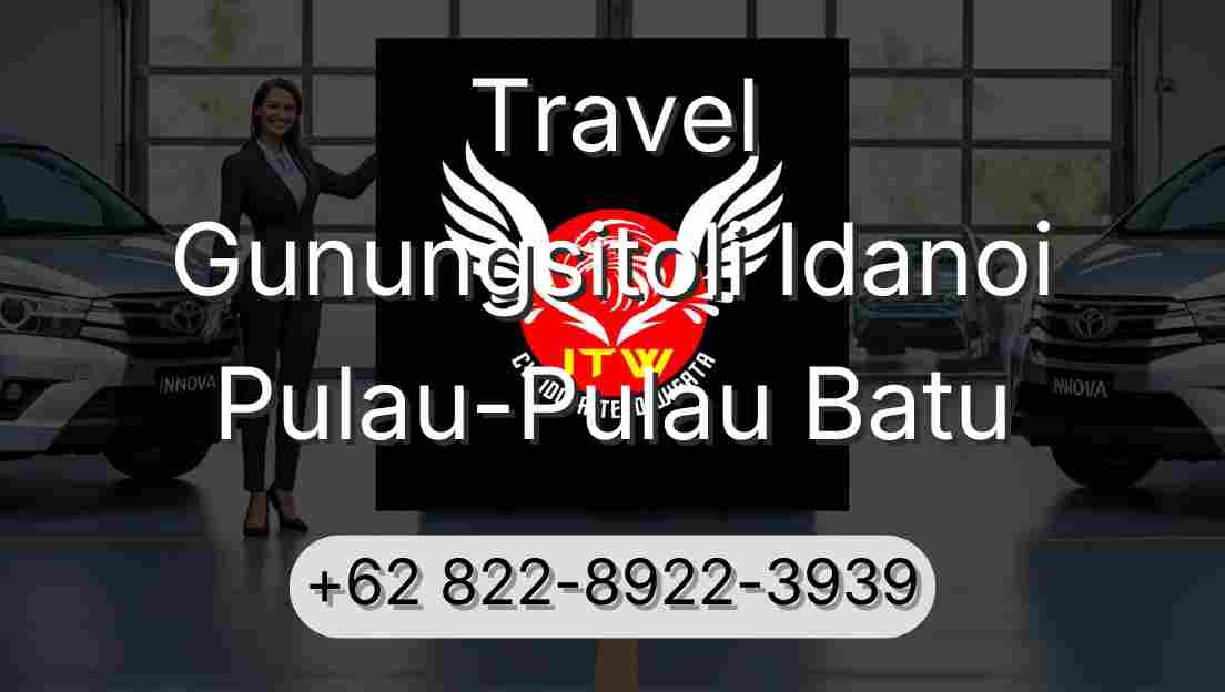 Travel Gunungsitoli Idanoi Pulau-Pulau Batu