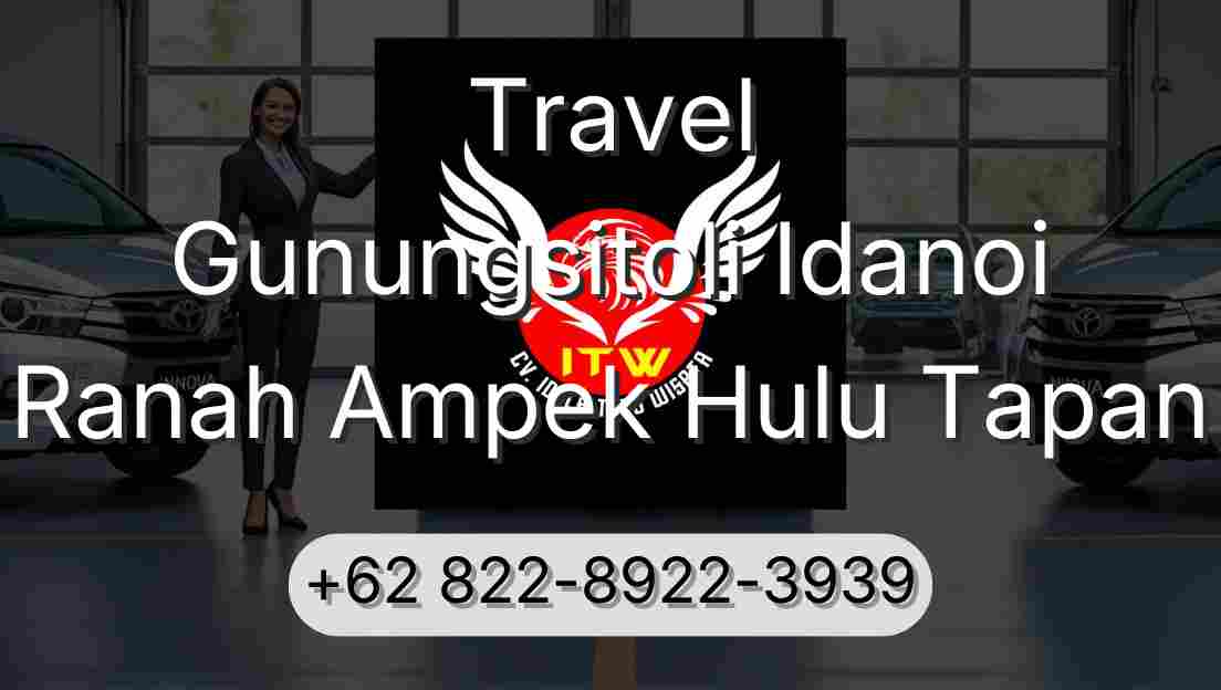 Travel Gunungsitoli Idanoi Ranah Ampek Hulu Tapan