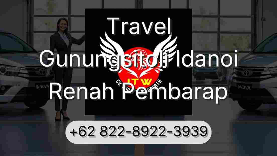 Travel Gunungsitoli Idanoi Renah Pembarap