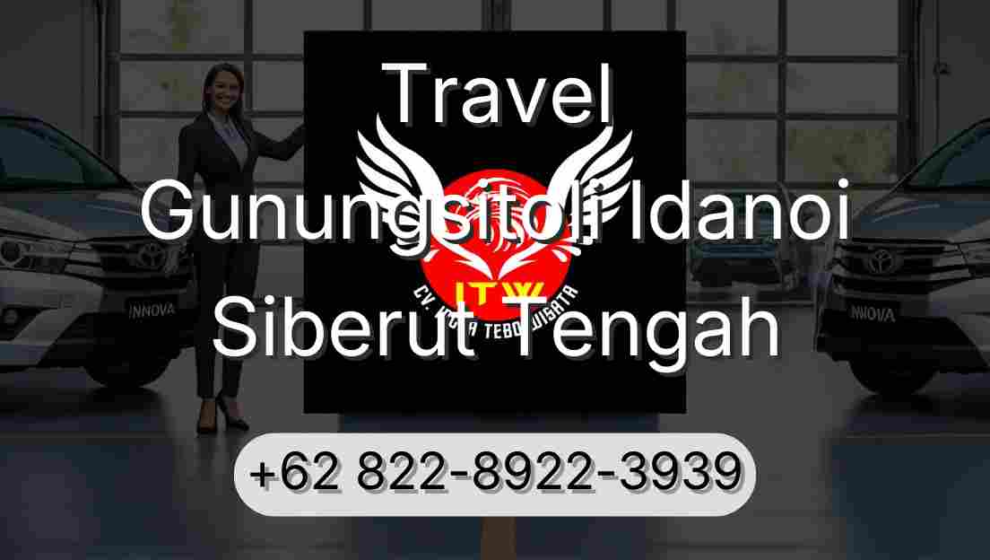 Travel Gunungsitoli Idanoi Siberut Tengah