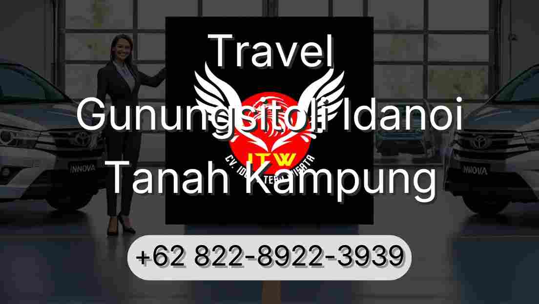 Travel Gunungsitoli Idanoi Tanah Kampung