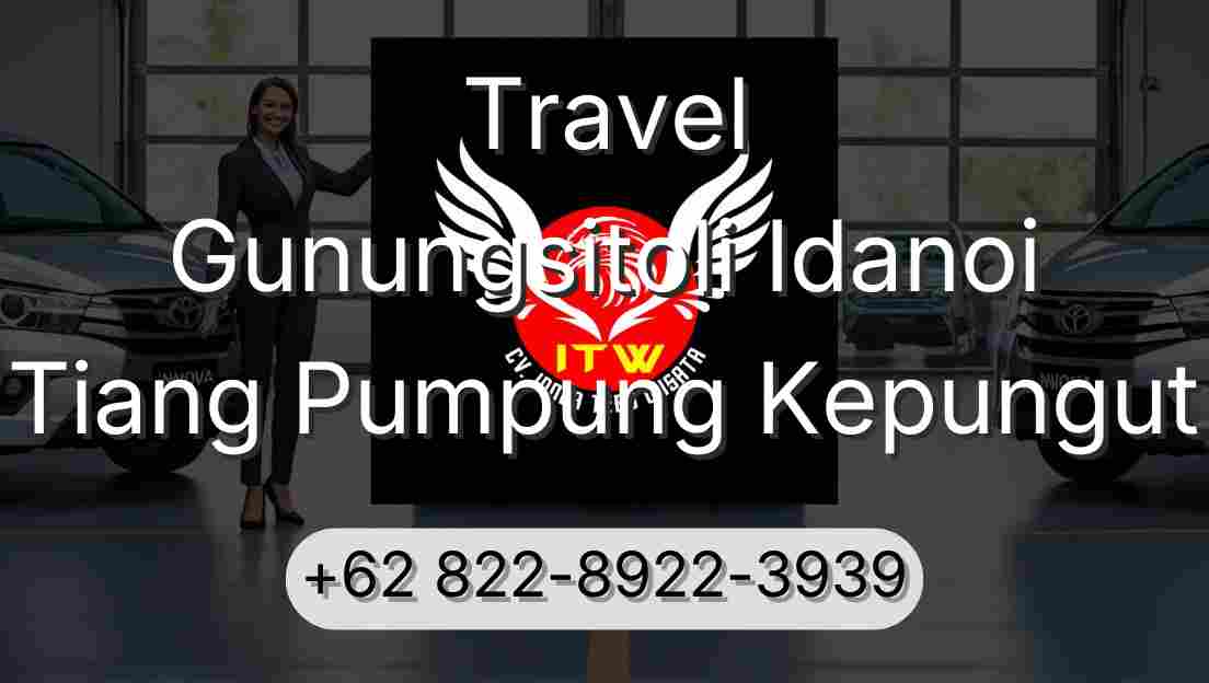Travel Gunungsitoli Idanoi Tiang Pumpung Kepungut