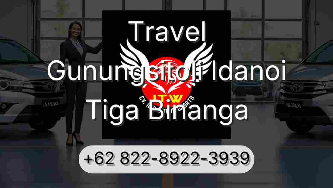 Travel Gunungsitoli Idanoi Tiga Binanga