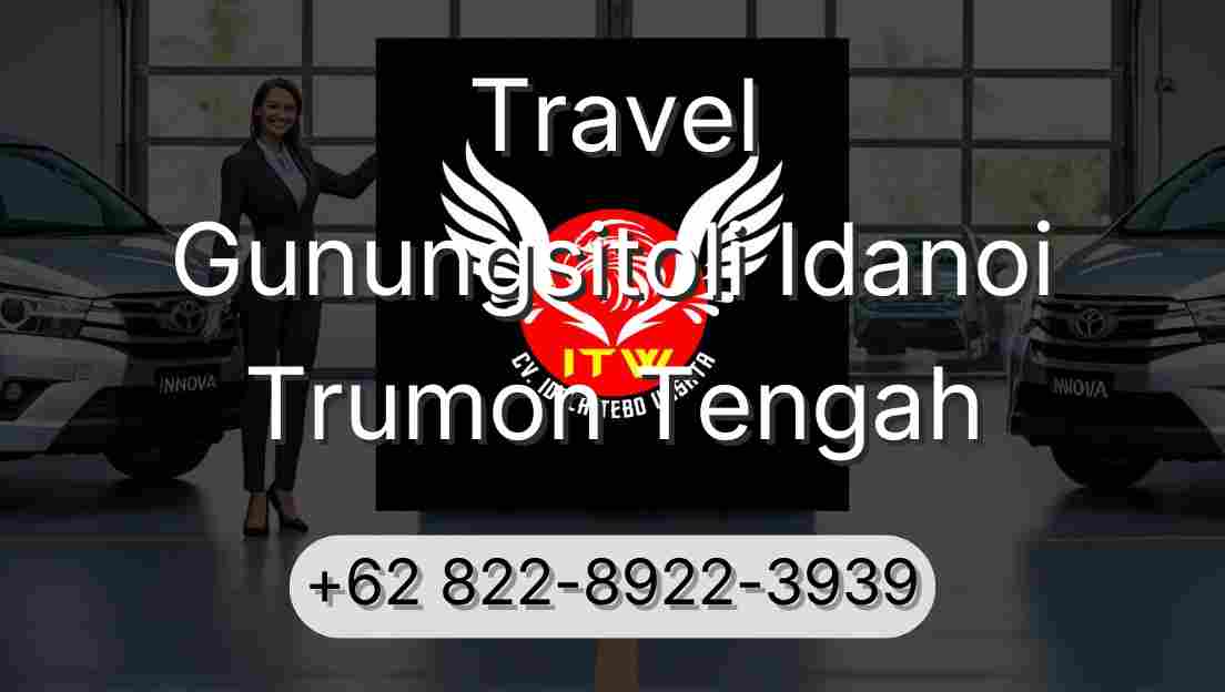 Travel Gunungsitoli Idanoi Trumon Tengah