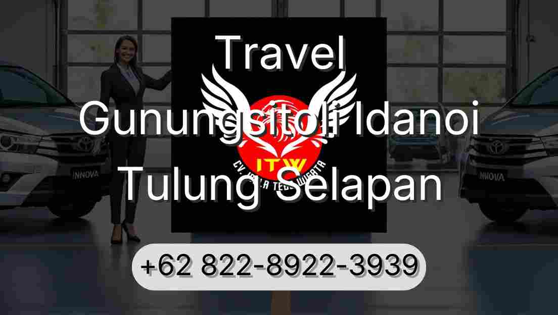 Travel Gunungsitoli Idanoi Tulung Selapan