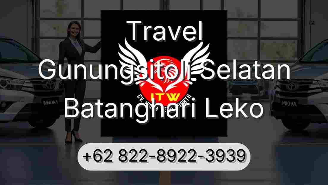 Travel Gunungsitoli Selatan Batanghari Leko