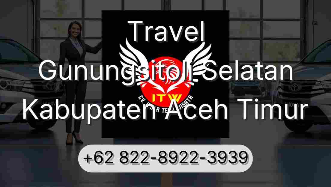 Travel Gunungsitoli Selatan Kabupaten Aceh Timur