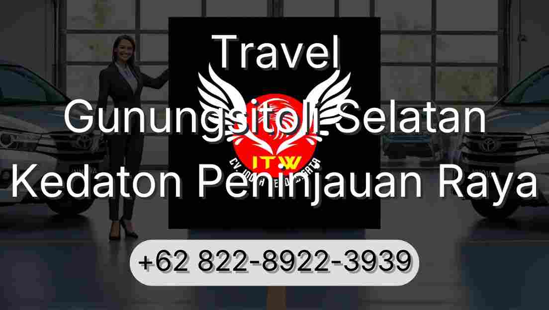 Travel Gunungsitoli Selatan Kedaton Peninjauan Raya