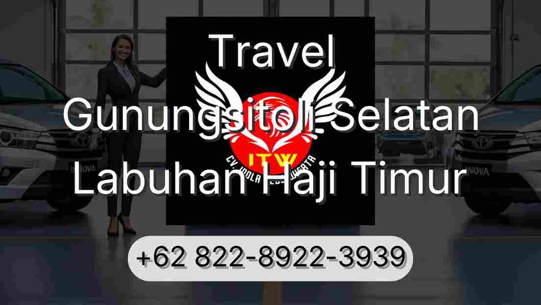 Travel Gunungsitoli Selatan Labuhan Haji Timur