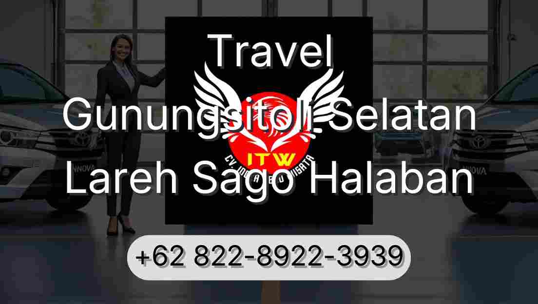 Travel Gunungsitoli Selatan Lareh Sago Halaban