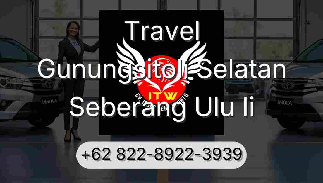 Travel Gunungsitoli Selatan Seberang Ulu Ii