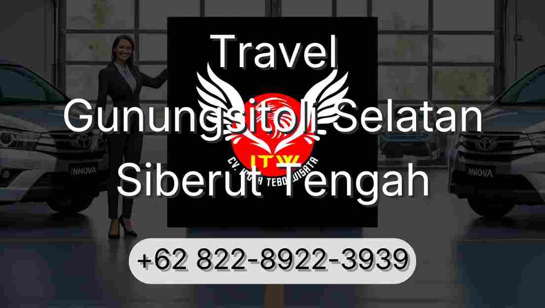 Travel Gunungsitoli Selatan Siberut Tengah