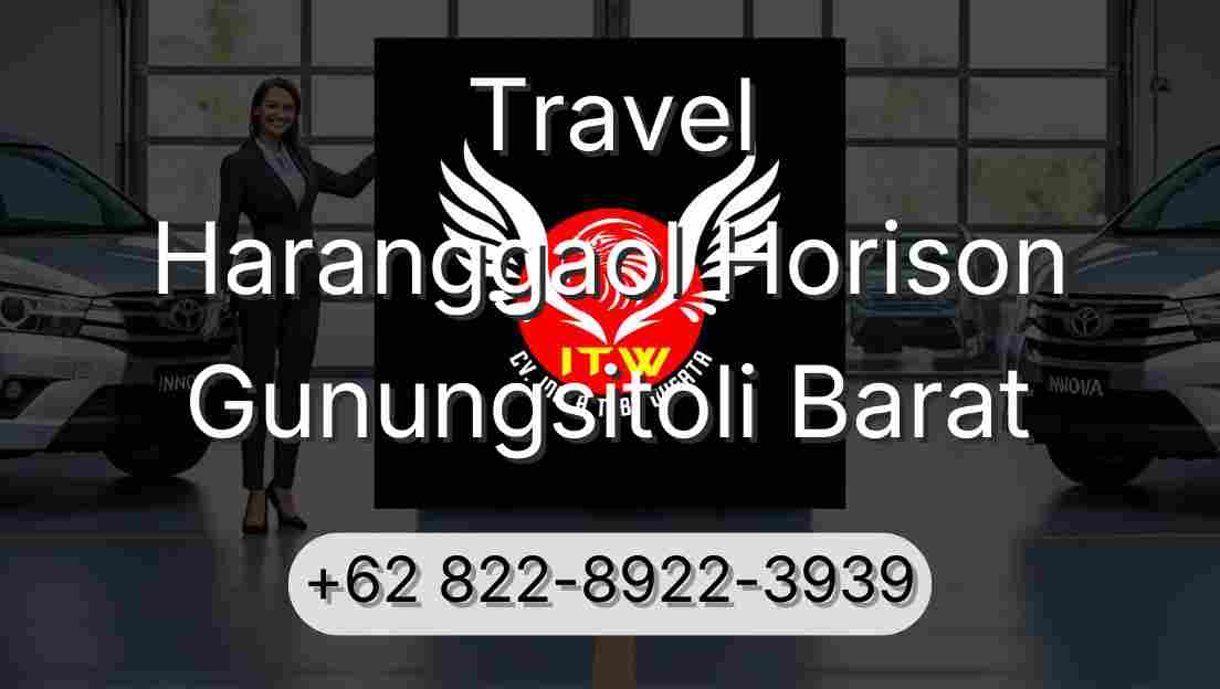 Travel Haranggaol Horison Gunungsitoli Barat