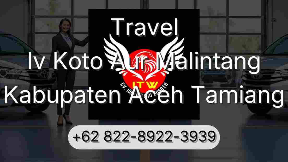 Travel Iv Koto Aur Malintang Kabupaten Aceh Tamiang