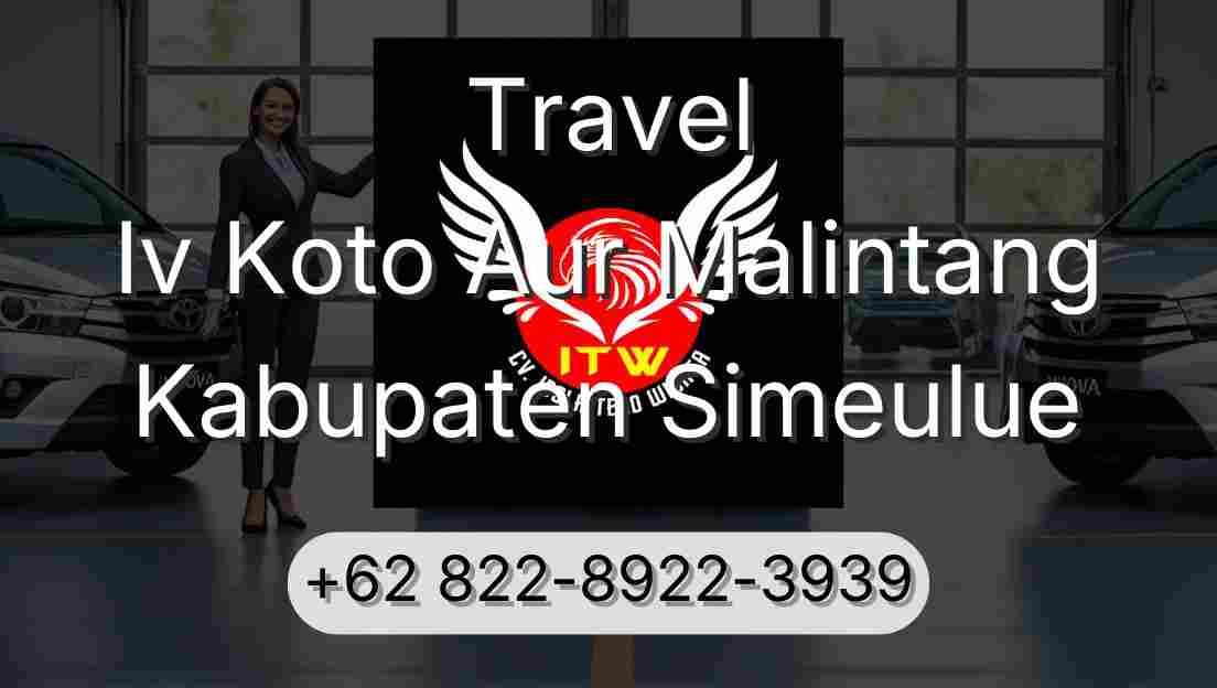 Travel Iv Koto Aur Malintang Kabupaten Simeulue