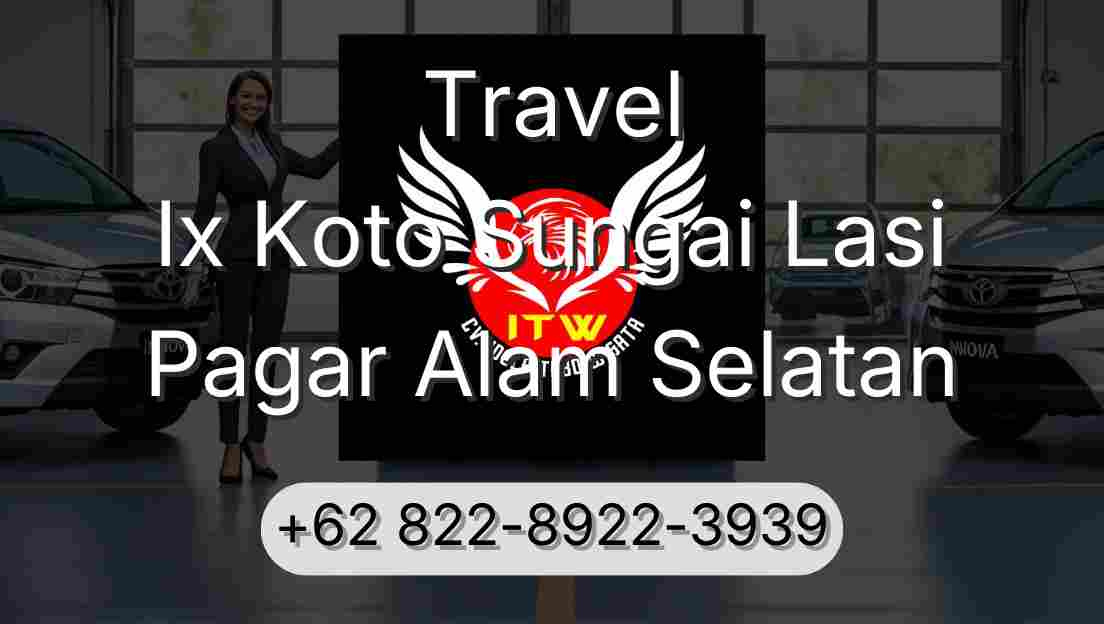 Travel Ix Koto Sungai Lasi Pagar Alam Selatan