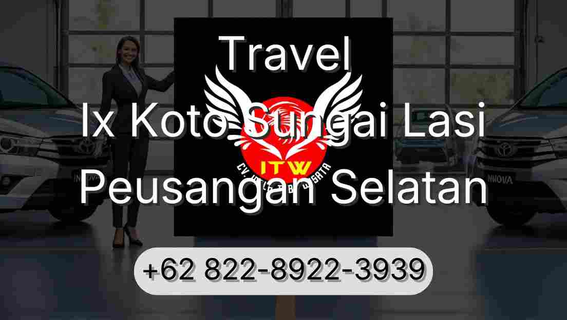 Travel Ix Koto Sungai Lasi Peusangan Selatan