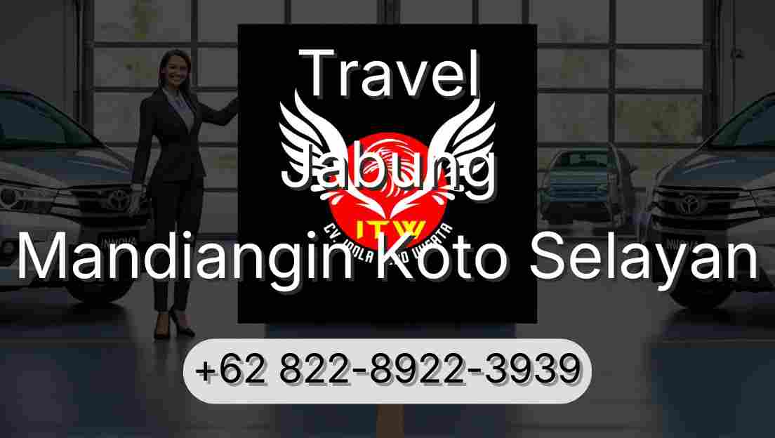 Travel Jabung Mandiangin Koto Selayan