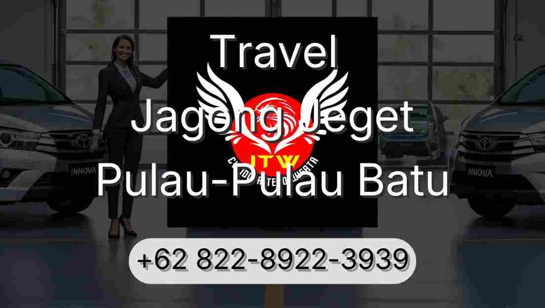Travel Jagong Jeget Pulau-Pulau Batu