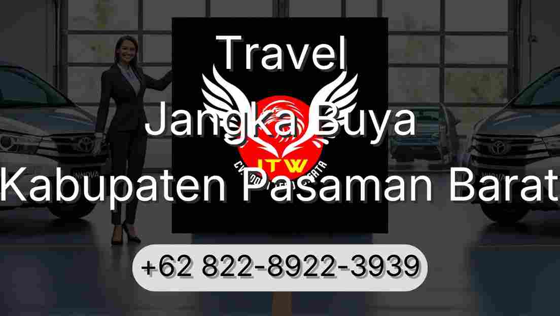 Travel Jangka Buya Kabupaten Pasaman Barat
