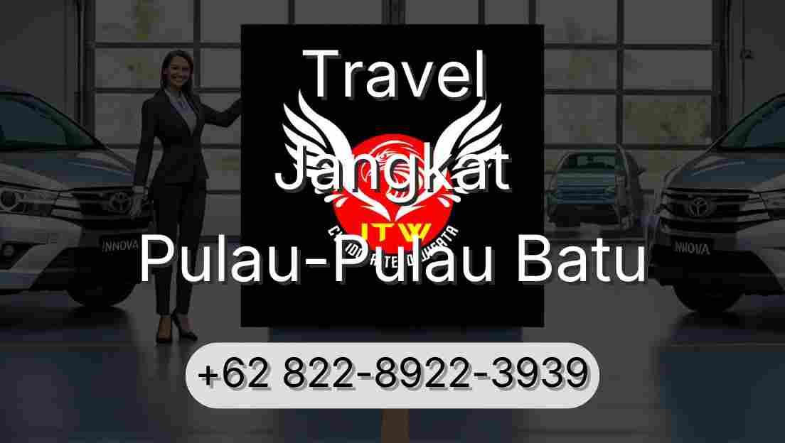 Travel Jangkat Pulau-Pulau Batu