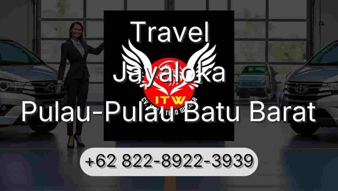 Travel Jayaloka Pulau-Pulau Batu Barat