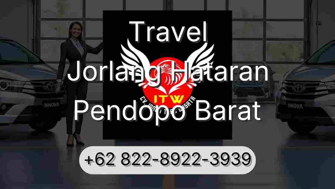 Travel Jorlang Hataran Pendopo Barat