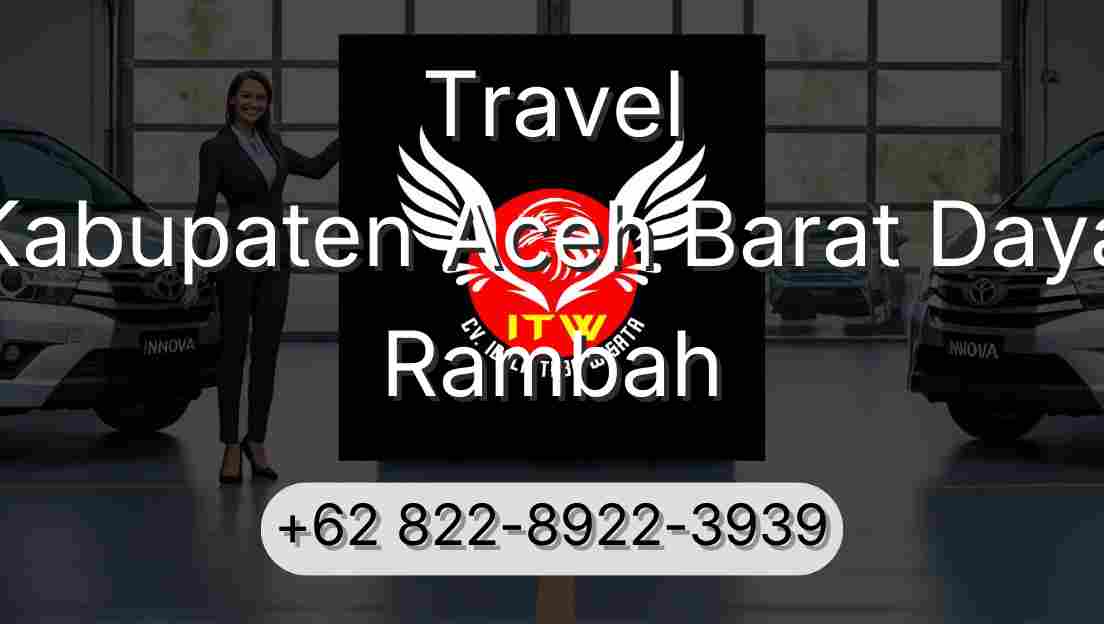 Travel Kabupaten Aceh Barat Daya Rambah