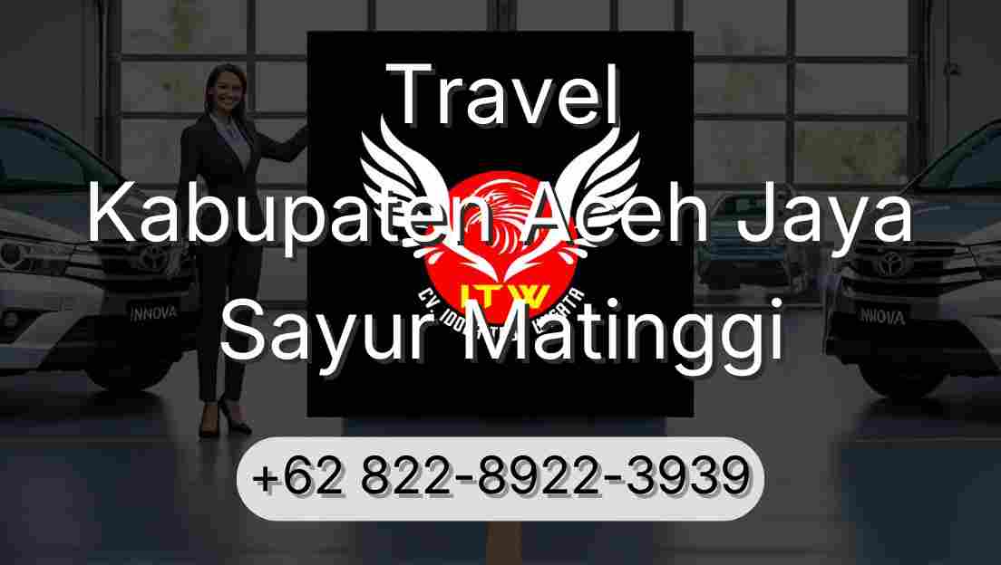 Travel Kabupaten Aceh Jaya Sayur Matinggi