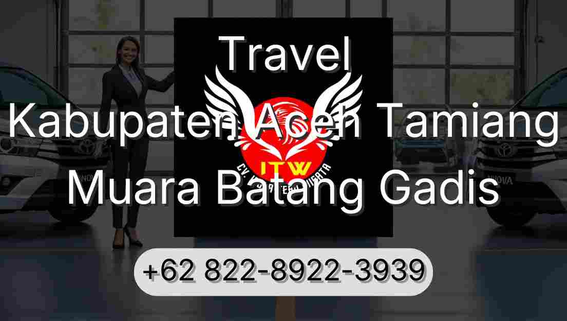 Travel Kabupaten Aceh Tamiang Muara Batang Gadis