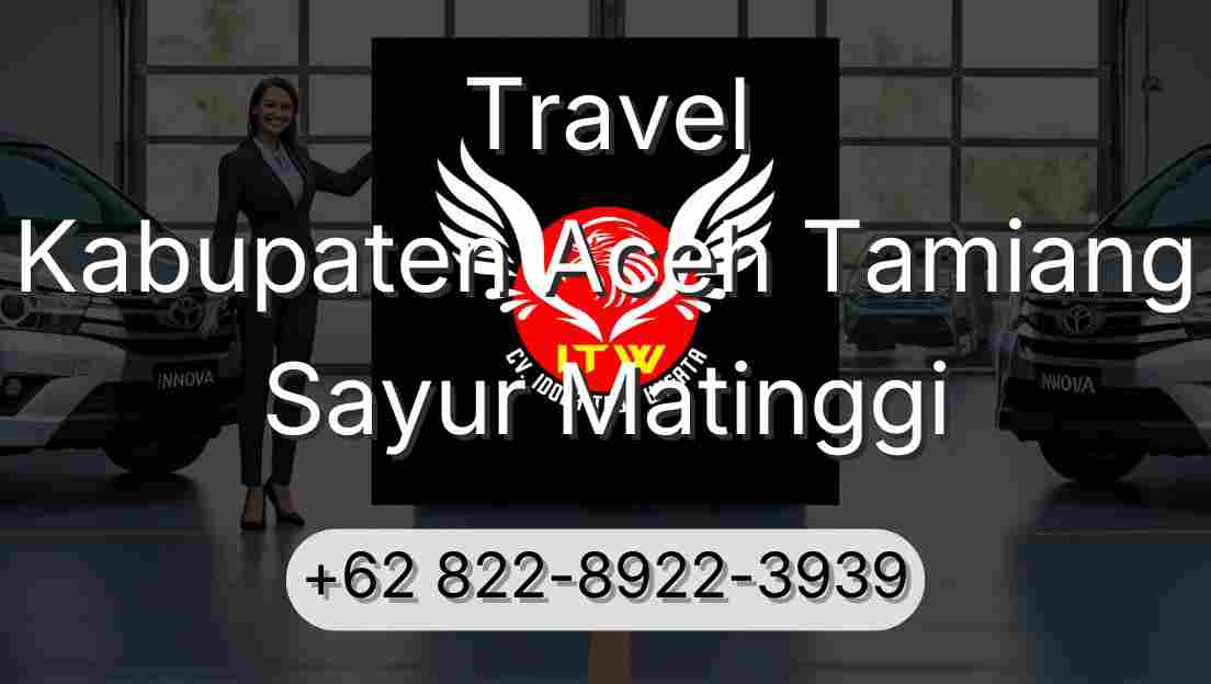 Travel Kabupaten Aceh Tamiang Sayur Matinggi