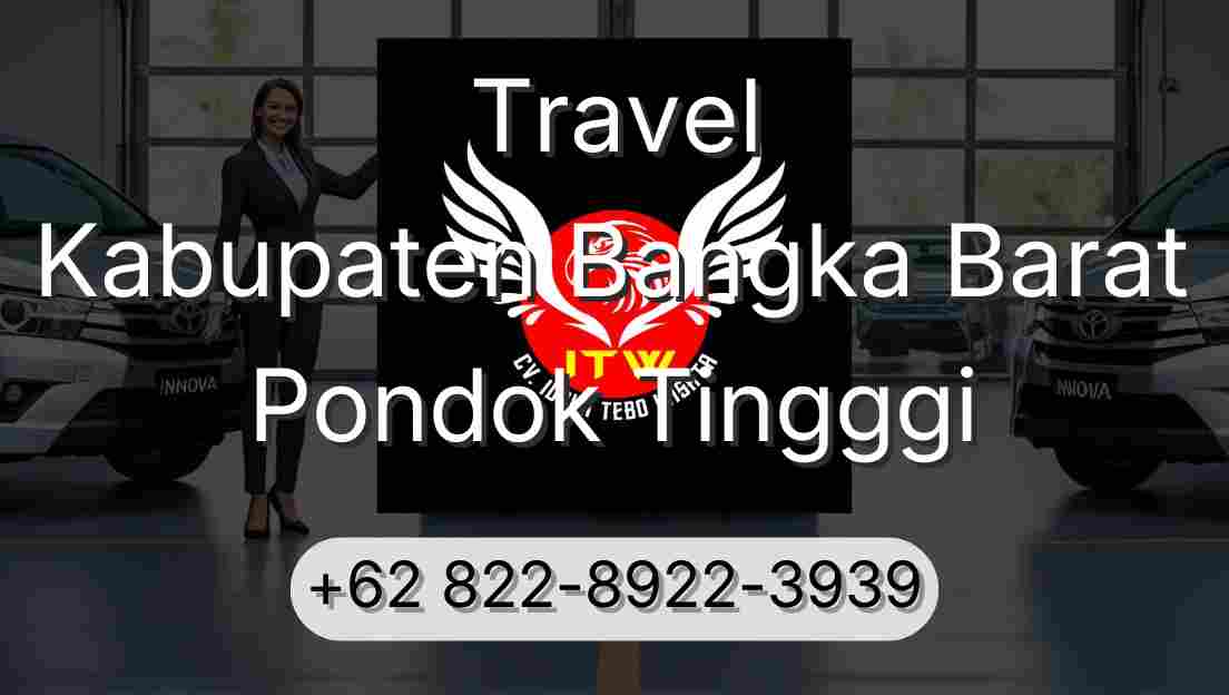 Travel Kabupaten Bangka Barat Pondok Tingggi