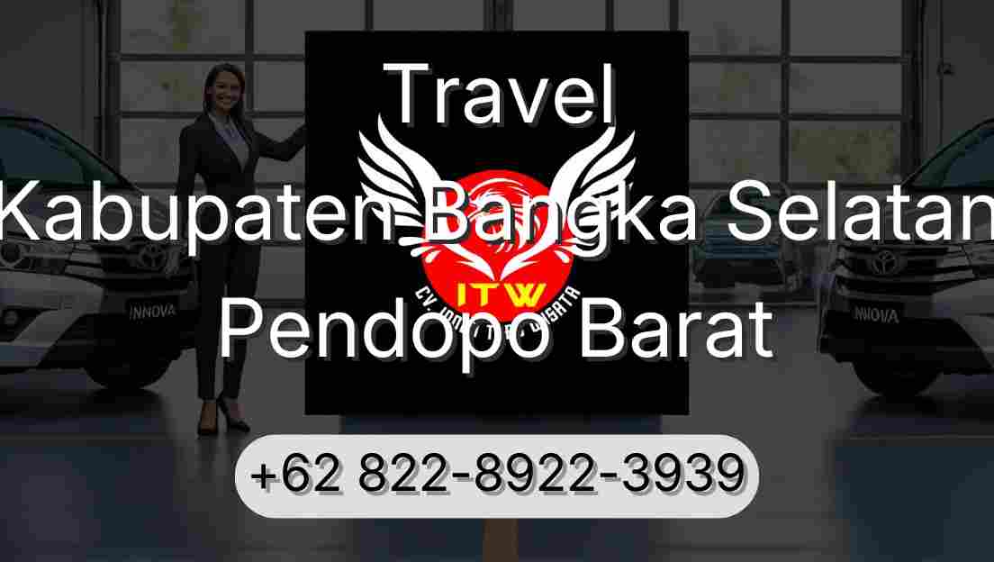 Travel Kabupaten Bangka Selatan Pendopo Barat