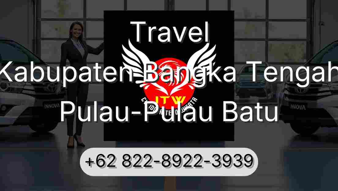 Travel Kabupaten Bangka Tengah Pulau-Pulau Batu