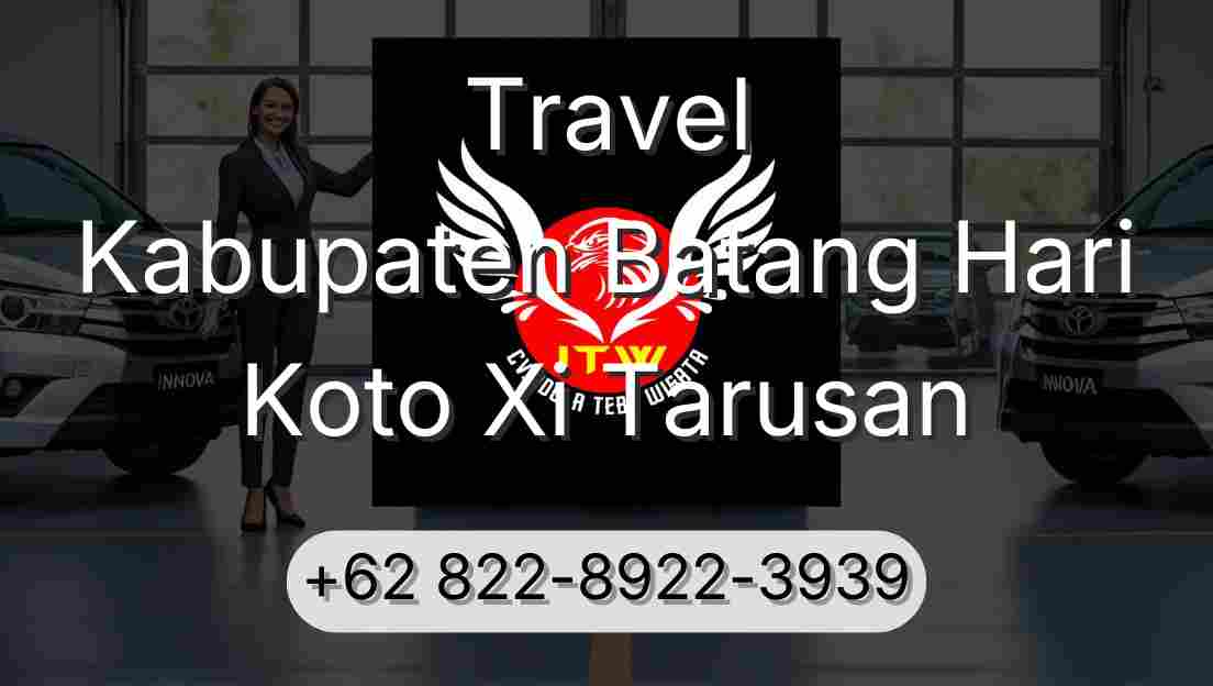 Travel Kabupaten Batang Hari Koto Xi Tarusan