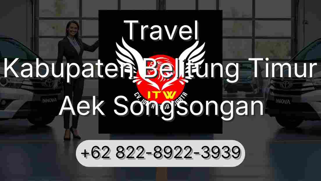 Travel Kabupaten Belitung Timur Aek Songsongan