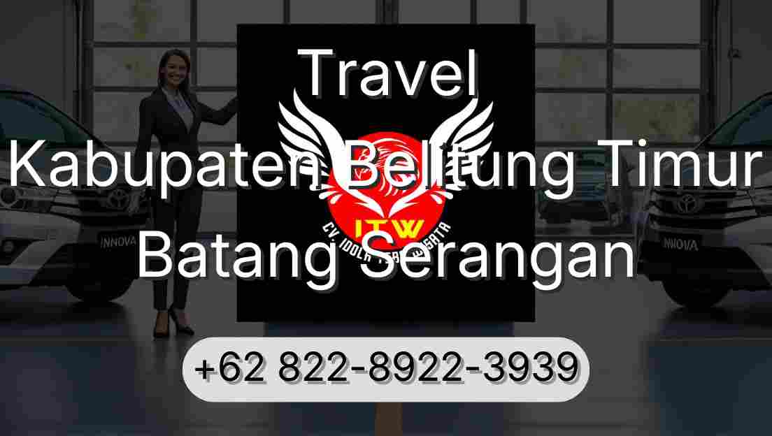 Travel Kabupaten Belitung Timur Batang Serangan