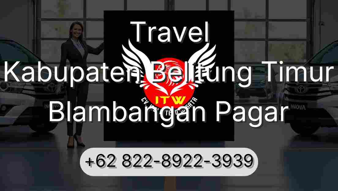 Travel Kabupaten Belitung Timur Blambangan Pagar