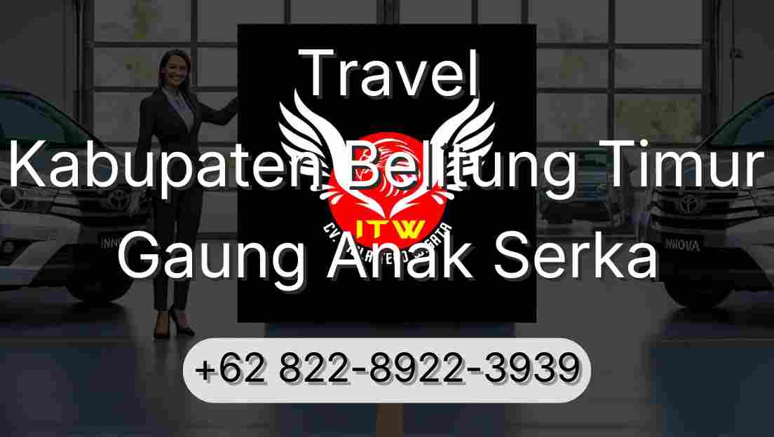 Travel Kabupaten Belitung Timur Gaung Anak Serka