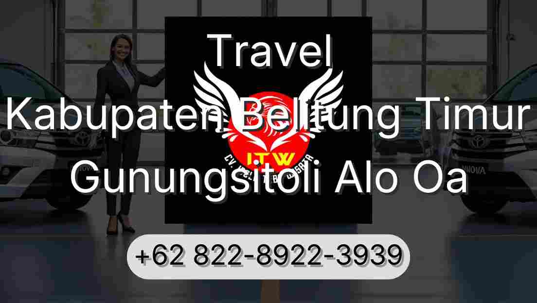 Travel Kabupaten Belitung Timur Gunungsitoli Alo Oa