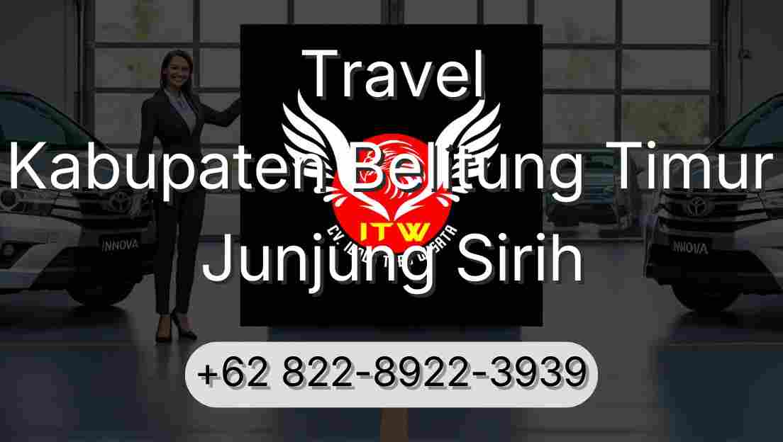Travel Kabupaten Belitung Timur Junjung Sirih