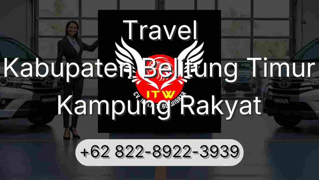 Travel Kabupaten Belitung Timur Kampung Rakyat