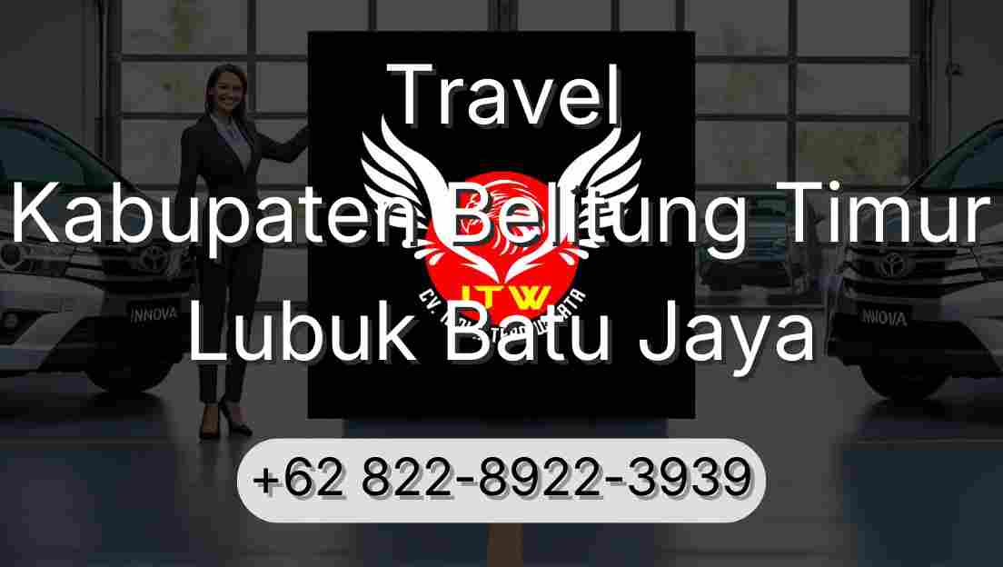 Travel Kabupaten Belitung Timur Lubuk Batu Jaya