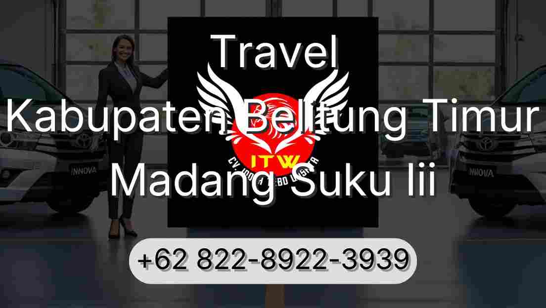 Travel Kabupaten Belitung Timur Madang Suku Iii