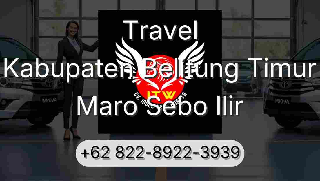 Travel Kabupaten Belitung Timur Maro Sebo Ilir