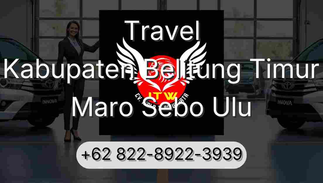 Travel Kabupaten Belitung Timur Maro Sebo Ulu