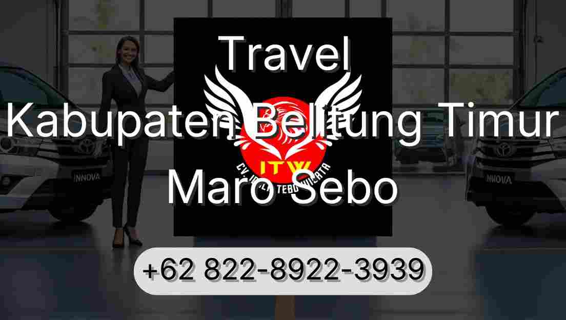 Travel Kabupaten Belitung Timur Maro Sebo