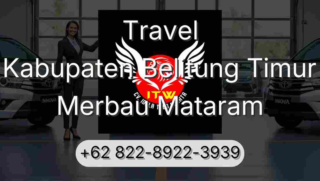 Travel Kabupaten Belitung Timur Merbau Mataram